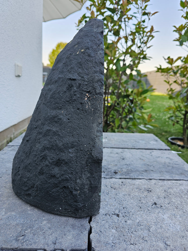 Amethyst Geode/Druse (groß) mit Calcitelementen, ca. 34 cm, A+ Qualität