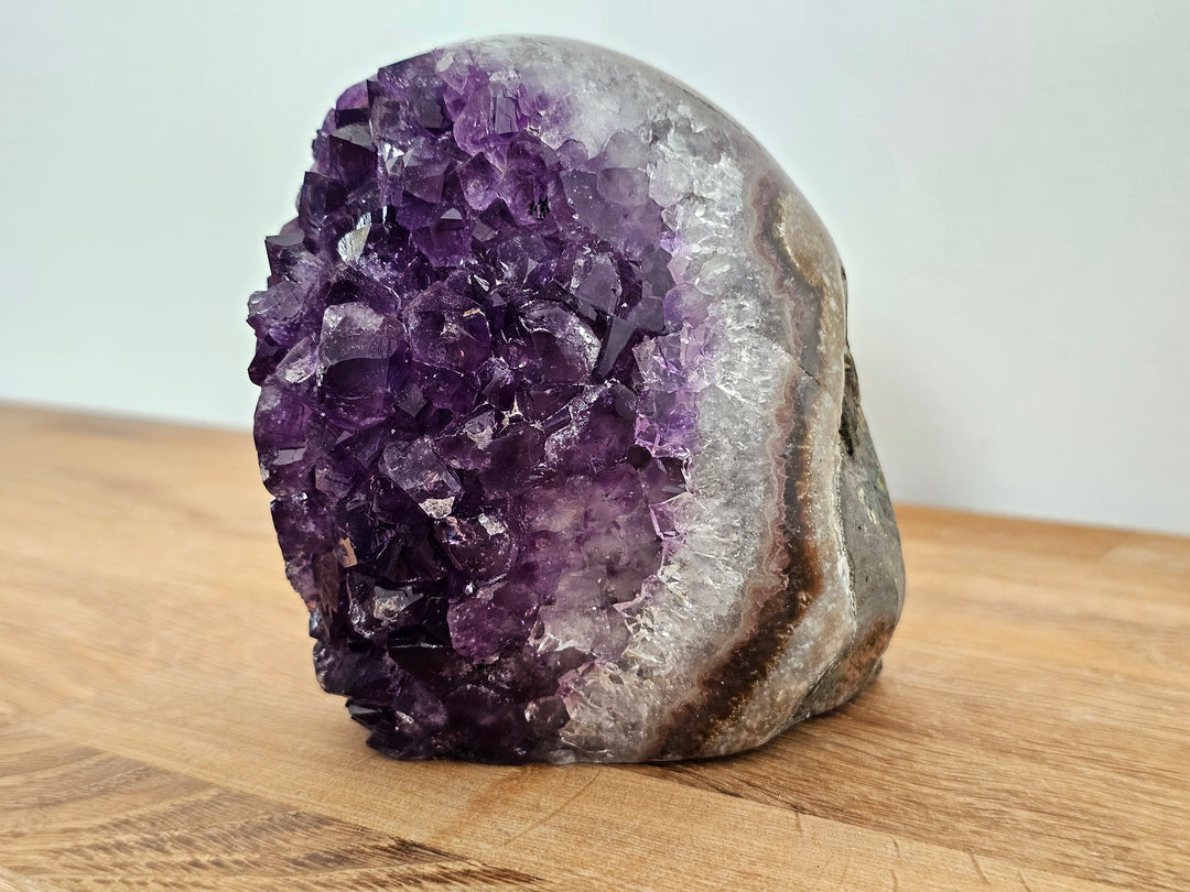 Amethyst Druse, Ø ca. 10 cm, A Qualität