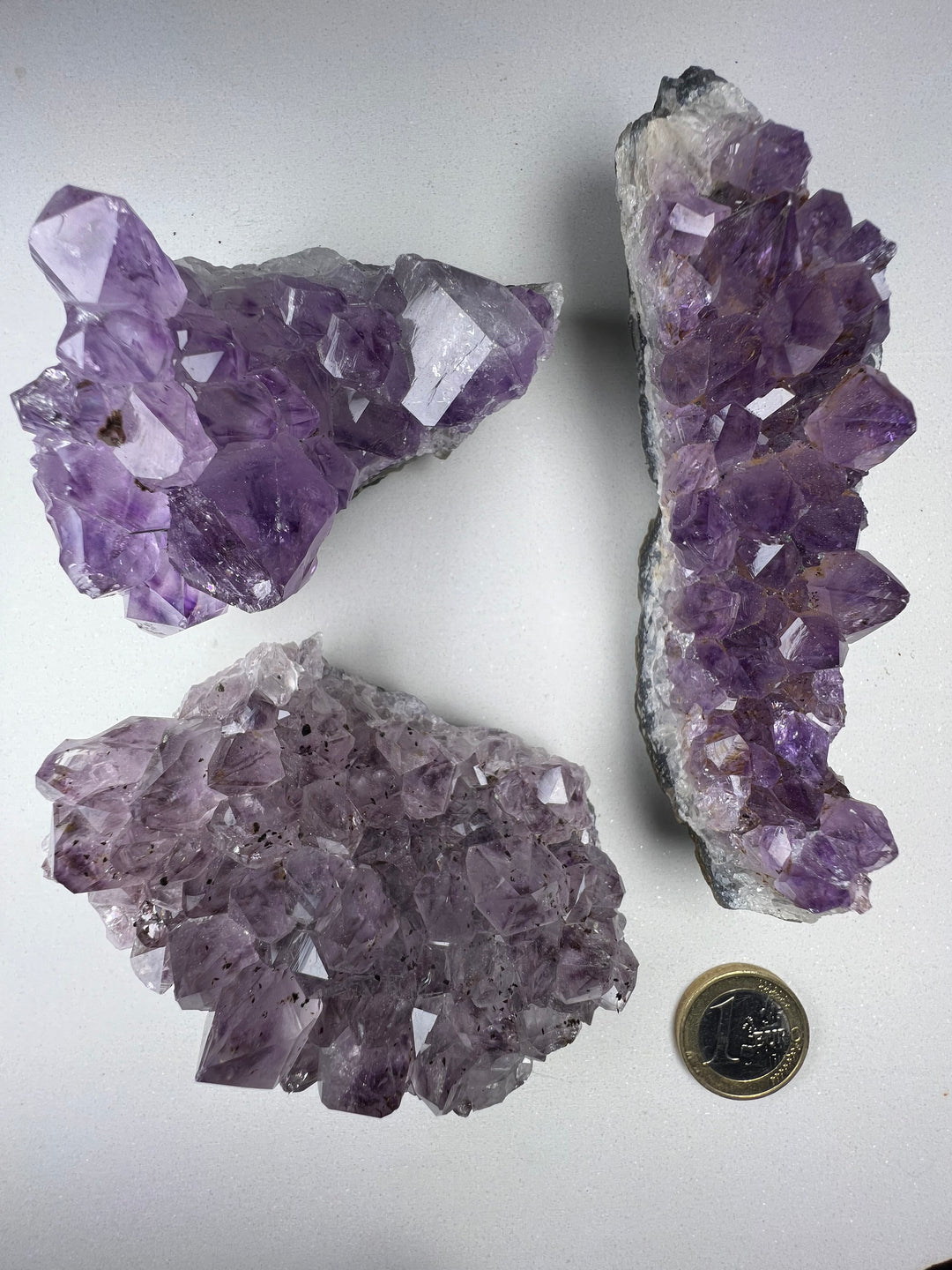 Amethyst Bruchstück Druse (mittel), 100-200g, Ø 8 cm, 5-12 cm, A Qualität