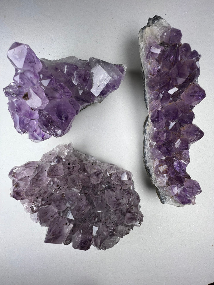 Amethyst Bruchstück Druse (mittel), 100-200g, Ø 8 cm, 5-12 cm, A Qualität