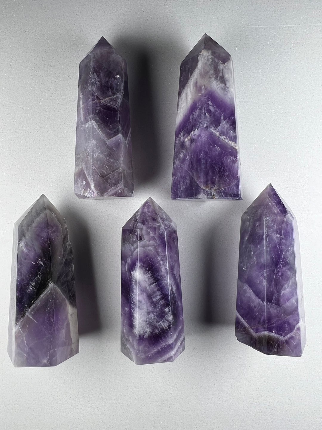 Amethyst Points Spitzen, ca. 50-65 g, ca. 6-8 cm, A+ Qualität