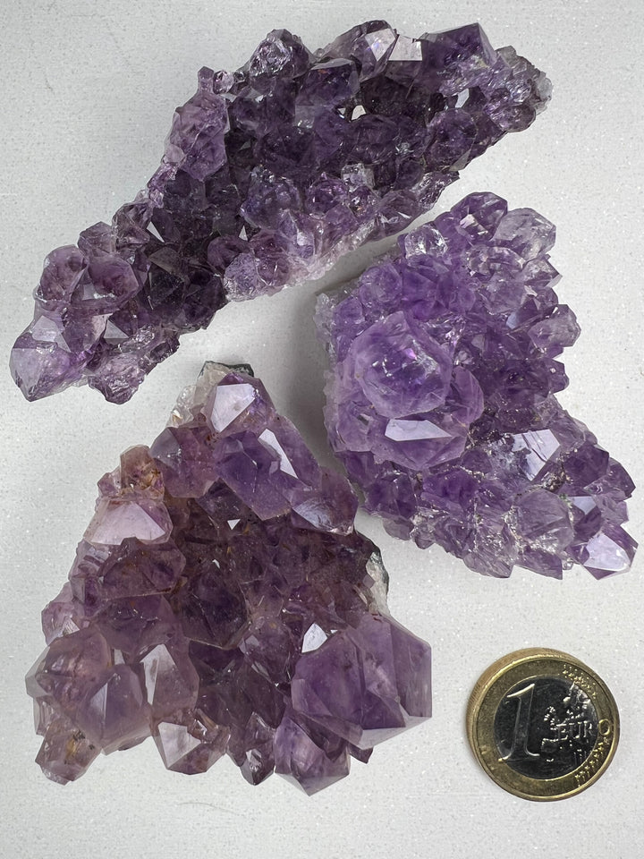 Amethyst Bruchstück Druse (klein), 40-100g,Ø 4 cm, 2-6 cm, A Qualität