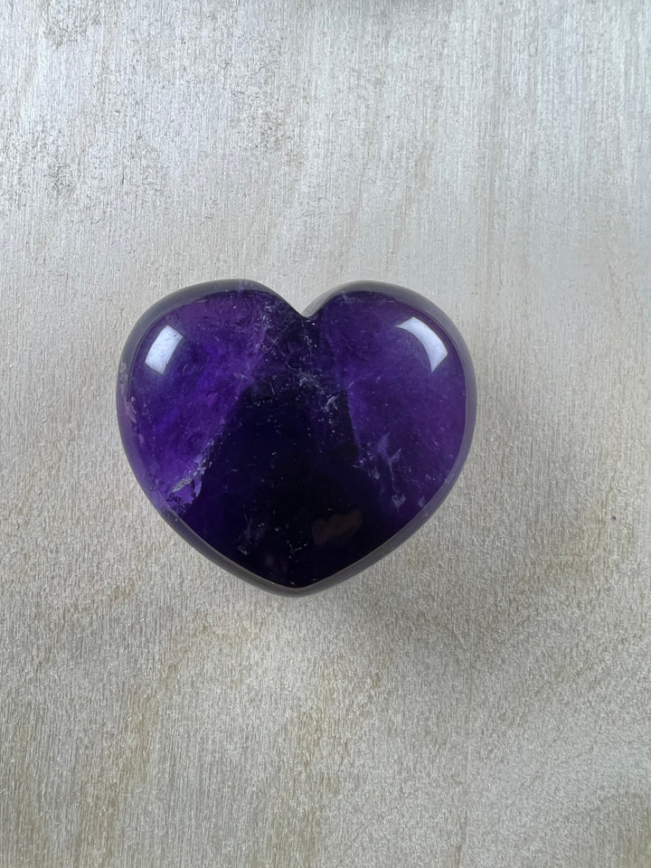 Amethyst Herz, ca. 50g, Ø ca. 4 cm, A+ Qualität