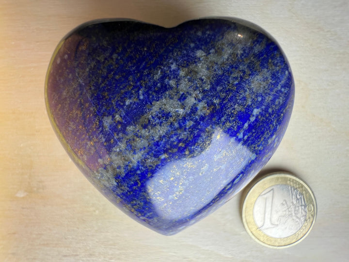 Lapislazuli Herz, ca. 100g, Ø ca. 5-6 cm, A+ Qualität